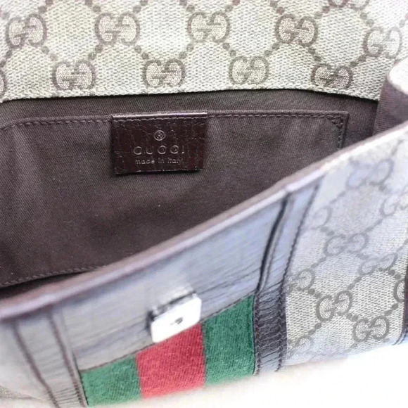 🎁Gucci Sherryline Supreme Plus Leather  Waist Pouch - Picture 2 of 16